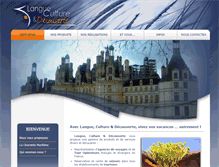 Tablet Screenshot of langueculturedecouverte.com